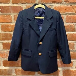 J Bailey boys navy blazer size 5